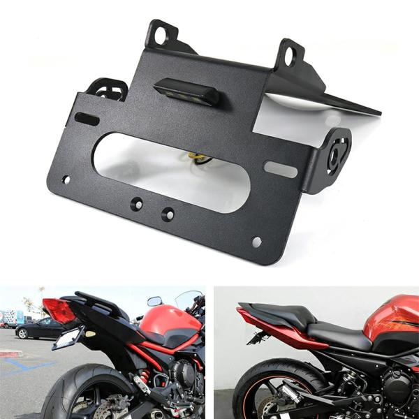 Body & Frame |  Fit For Yamaha Fz6 / Fazer 2004-2009 Motorcycle Rear License Plate Tail Frame Holder Bracket Rear Tail Tidy Fender Eliminator Body & Frame Body & Frame