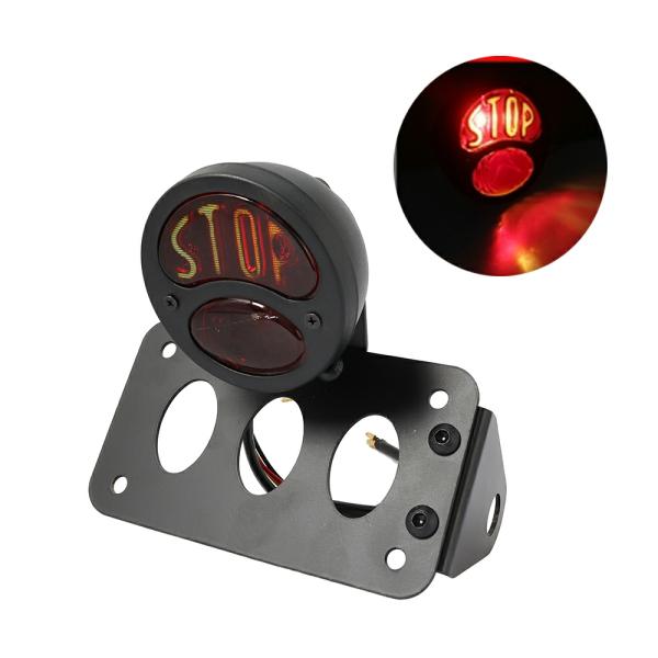 Body & Frame |  For Harley Sportsters Bobber Chopper Universal Motorcycle Side Mount Rear Stop Tail Light License Number Plate Bracket Body & Frame Body & Frame