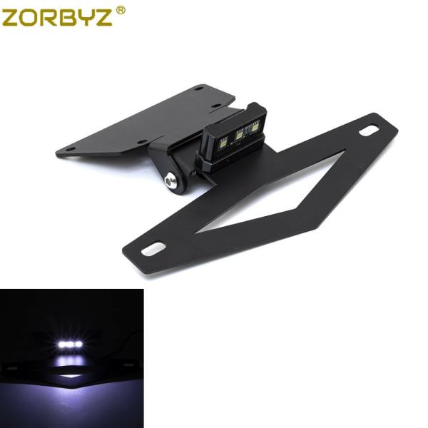 Body & Frame |  Zorbyz Motorcycle 1 Set Black Metal Rear Tail Light Mount Led License Plate Light Bracket Holder For Benelli Leoncino 250 Body & Frame Body & Frame