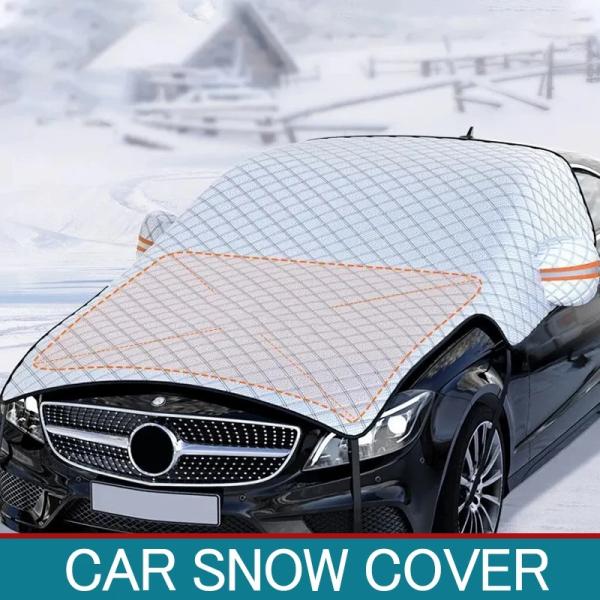 Car Covers |  Car Snow Cover Multilaye Thicken Car Winter Windshield Hood Protection Cover Snowproof Anti Frost Sunshade Protector Extra Large Car Covers Branco