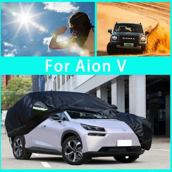 Car Covers |  For Aion V Outdoor Protection Full Car Covers Snow Cover Sunshade Waterproof Dustproof Exterior Car Accessories Car Covers Car Covers