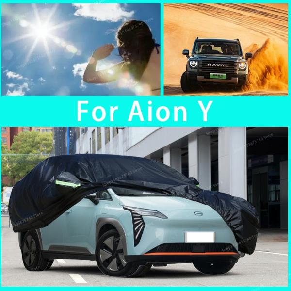 Car Covers |  For Aion Y Outdoor Protection Full Car Covers Snow Cover Sunshade Waterproof Dustproof Exterior Car Accessories Car Covers Car Covers