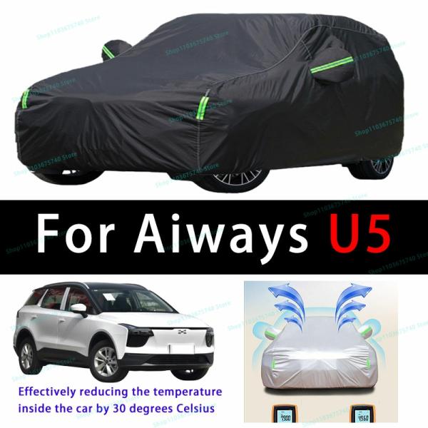 Car Covers |  For Aiways U5 Outdoor Sun Protection Uv Cooling And Exposure To Sunlight Dustproof And Rainproof Car Covers Car Covers