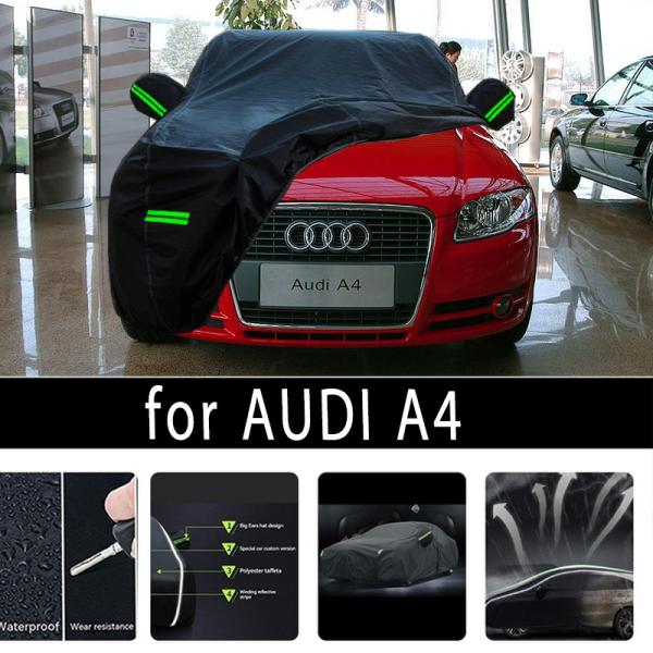 Car Covers |  For Audi A4 Outdoor Protection Full Car Covers Snow Cover Sunshade Waterproof Dustproof Exterior Car Accessories Car Covers Car Covers