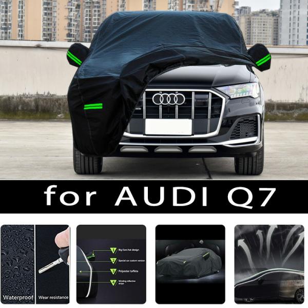 Car Covers |  For Audi Q7 Outdoor Protection Full Car Covers Snow Cover Sunshade Waterproof Dustproof Exterior Car Accessories Car Covers Car Covers