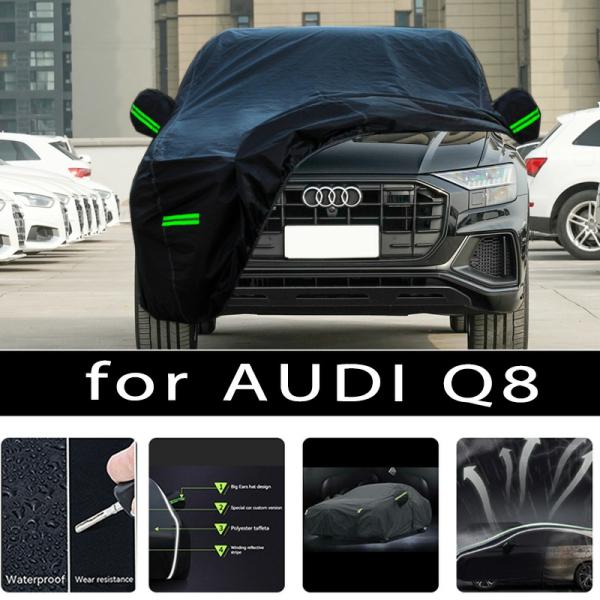 Car Covers |  For Audi Q8 Outdoor Protection Full Car Covers Snow Cover Sunshade Waterproof Dustproof Exterior Car Accessories Car Covers Car Covers