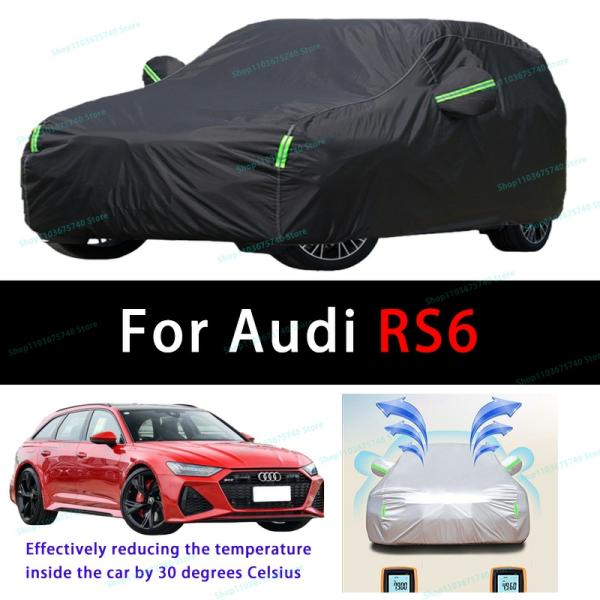 Car Covers |  For Audi Rs6 Outdoor Sun Protection Uv Cooling And Exposure To Sunlight Dustproof And Rainproof Car Covers Car Covers