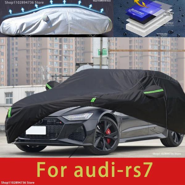 Car Covers |  For Audi Rs7 Fit Outdoor Protection Full Car Covers Snow Cover Sunshade Waterproof Dustproof Exterior Black Car Cover Car Covers Car Covers