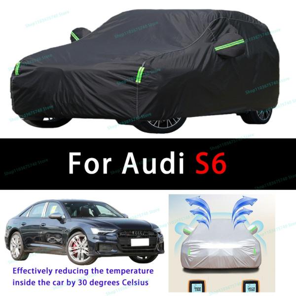 Car Covers |  For Audi S6 Outdoor Sun Protection Uv Cooling And Exposure To Sunlight Dustproof And Rainproof Car Covers Car Covers