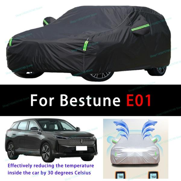 Car Covers |  For Bestune E01 Outdoor Sun Protection Uv Cooling And Exposure To Sunlight Dustproof And Rainproof Car Covers Car Covers