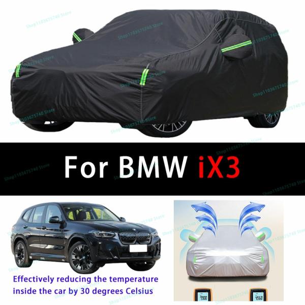 Car Covers |  For Bmw Ix3 Outdoor Sun Protection Uv Cooling And Exposure To Sunlight Dustproof And Rainproof Car Covers Car Covers