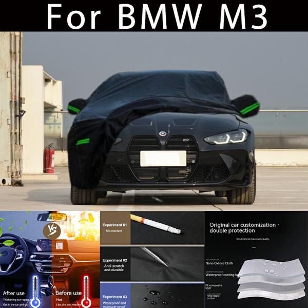 Car Covers |  For Bmw M3 Outdoor Protection Full Car Covers Snow Cover Sunshade Waterproof Dustproof Exterior Car Accessories Car Covers Car Covers