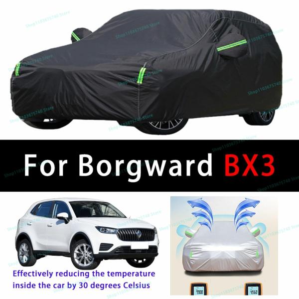 Car Covers |  For Borgward Bx3 Outdoor Sun Protection Uv Cooling And Exposure To Sunlight Dustproof And Rainproof Car Covers Car Covers