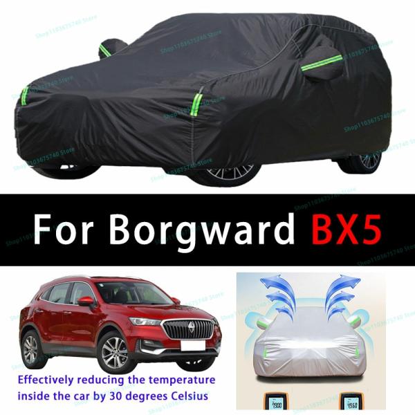 Car Covers |  For Borgward Bx5 Outdoor Sun Protection Uv Cooling And Exposure To Sunlight Dustproof And Rainproof Car Covers Car Covers