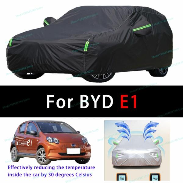 Car Covers |  For Byd E1 Outdoor Sun Protection Uv Cooling And Exposure To Sunlight Dustproof And Rainproof Car Covers Car Covers