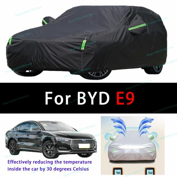 Car Covers |  For Byd E9 Outdoor Sun Protection Uv Cooling And Exposure To Sunlight Dustproof And Rainproof Car Covers Car Covers