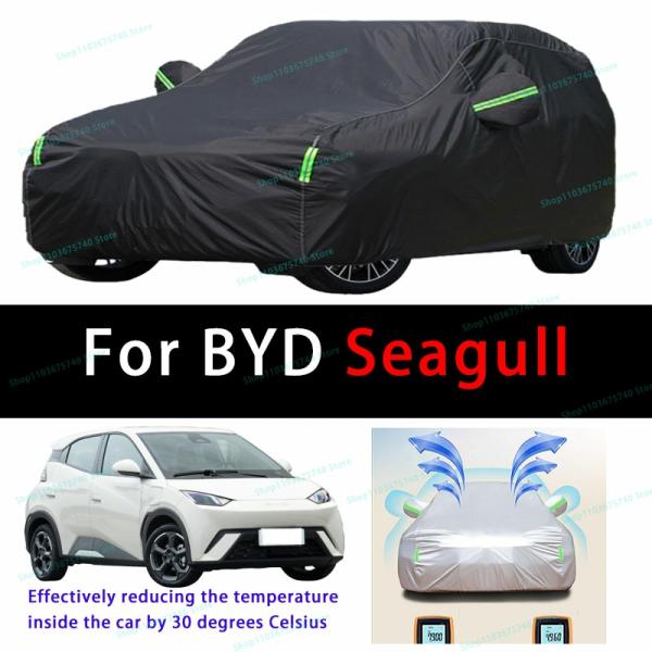 Car Covers |  For Byd Seagull Outdoor Sun Protection Uv Cooling And Exposure To Sunlight Dustproof And Rainproof Car Covers Car Covers