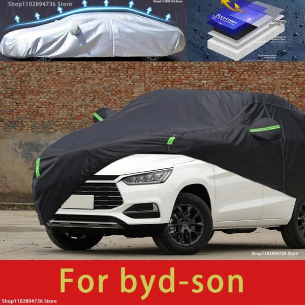 Car Covers |  For Byd Son Fit Outdoor Protection Full Car Covers Snow Cover Sunshade Waterproof Dustproof Exterior Black Car Cover Car Covers Car Covers