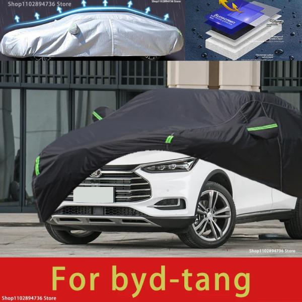 Car Covers |  For Byd Tang Fit Outdoor Protection Full Car Covers Snow Cover Sunshade Waterproof Dustproof Exterior Black Car Cover Car Covers Car Covers