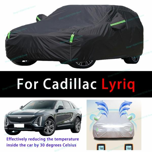 Car Covers |  For Cadillac Lyriq Outdoor Sun Protection Uv Cooling And Exposure To Sunlight Dustproof And Rainproof Car Covers Car Covers