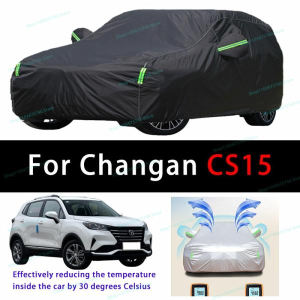 Car Covers |  For Changan Cs15 Outdoor Sun Protection Uv Cooling And Exposure To Sunlight Dustproof And Rainproof Car Covers Car Covers