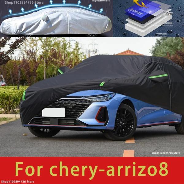 Car Covers |  For Chery Arrizo8 Fit Outdoor Protection Full Car Covers Snow Cover Sunshade Waterproof Dustproof Exterior Black Car Cover Car Covers Car Covers