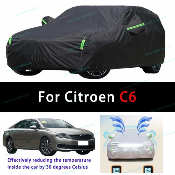 Car Covers |  For Citroen C6 Outdoor Sun Protection Uv Cooling And Exposure To Sunlight Dustproof And Rainproof Car Covers Car Covers