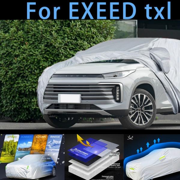 Car Covers |  For Exeed Txl Car Protective Cover,Sun Protection,Rain Protection, Uv Protection,Dust Prevention Auto Paint Protective Car Covers Car Covers