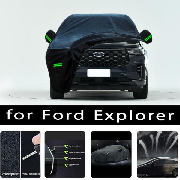 Car Covers |  For Ford Explorer Outdoor Protection Full Car Covers Snow Cover Sunshade Waterproof Dustproof Exterior Car Accessories Car Covers Car Covers