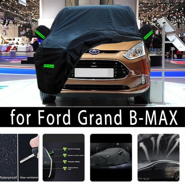 Car Covers |  For Ford Grand B Max Outdoor Protection Full Car Covers Snow Cover Sunshade Waterproof Dustproof Exterior Car Accessories Car Covers Car Covers