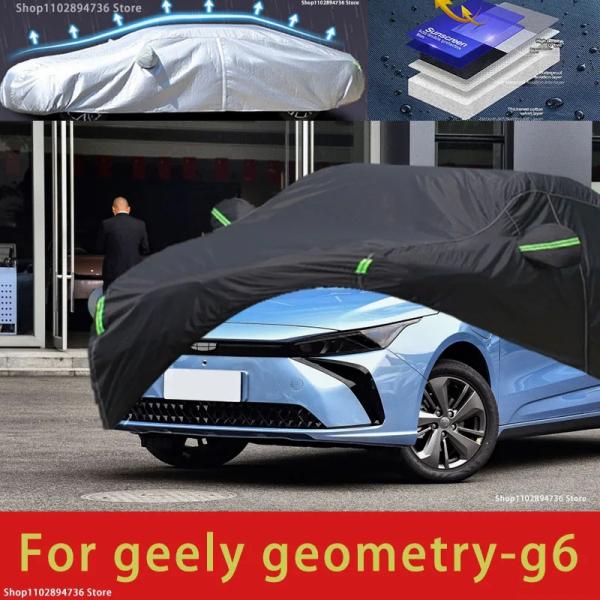 Car Covers |  For Geely Geometry G6 Fit Outdoor Protection Full Car Covers Snow Cover Sunshade Waterproof Dustproof Exterior Black Car Cover Car Covers Car Covers