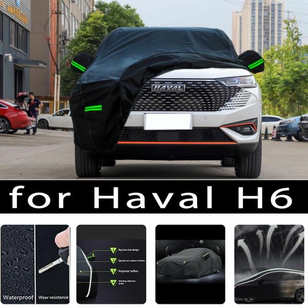 Car Covers |  For Haval H6 Outdoor Protection Full Car Covers Snow Cover Sunshade Waterproof Dustproof Exterior Car Accessories Car Covers Car Covers