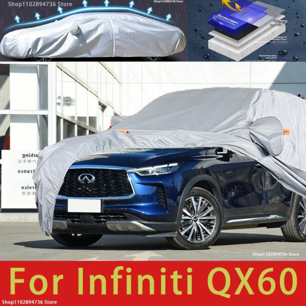 Car Covers |  For Infiniti Qx60 Fit Outdoor Protection Full Car Covers Snow Cover Sunshade Waterproof Dustproof Exterior Car Accessories Car Covers Car Covers