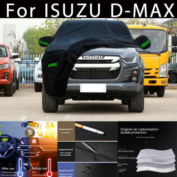 Car Covers |  For Isuzu D Max Outdoor Protection Full Car Covers Snow Cover Sunshade Waterproof Dustproof Exterior Car Accessories Car Covers Car Covers