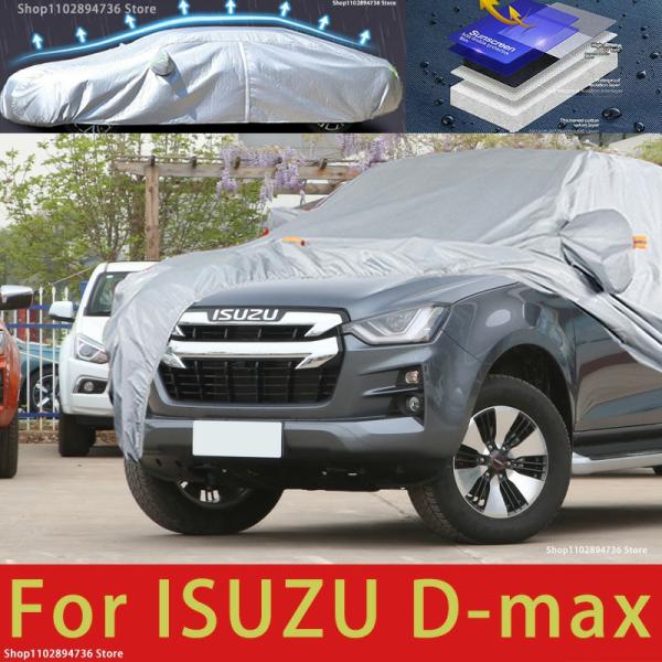 Car Covers |  For Isuzu D Max Pickup Fit Outdoor Protection Full Car Covers Snow Cover Sunshade Waterproof Dustproof Exterior Car Accessories Car Covers Car Covers