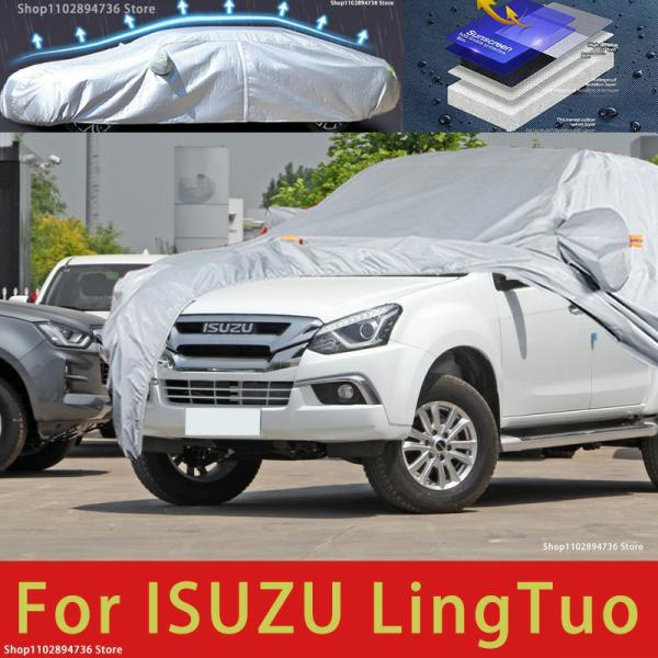 Car Covers |  For Isuzu Lingtuo Fit Outdoor Protection Full Car Covers Snow Cover Sunshade Waterproof Dustproof Exterior Car Accessories Car Covers Car Covers