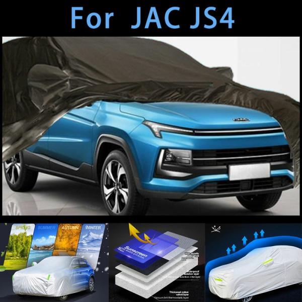 Car Covers |  For Jac Js4 Outdoor Protection Full Car Covers Snow Cover Sunshade Waterproof Dustproof Exterior Car Accessories Car Covers Car Covers