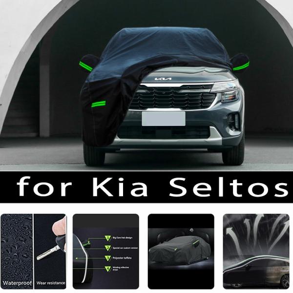 Car Covers |  For Kia Seltos Outdoor Protection Full Car Covers Snow Cover Sunshade Waterproof Dustproof Exterior Car Accessories Car Covers Car Covers