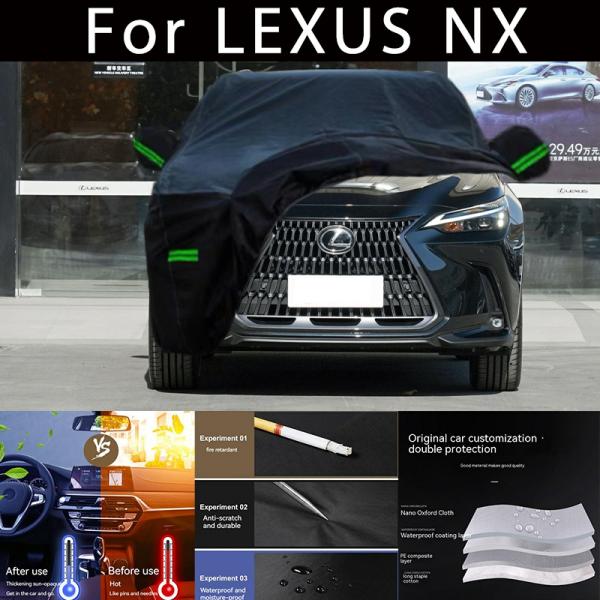 Car Covers |  For Lexus Nx Outdoor Protection Full Car Covers Snow Cover Sunshade Waterproof Dustproof Exterior Car Accessories Car Covers Car Covers