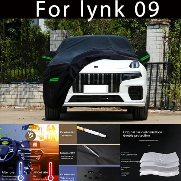 Car Covers |  For Lynk 09 Outdoor Protection Full Car Covers Snow Cover Sunshade Waterproof Dustproof Exterior Car Accessories Car Covers Car Covers