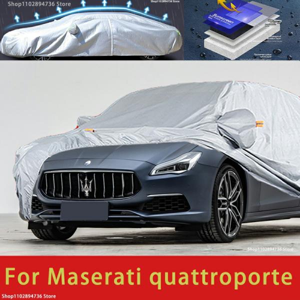 Car Covers |  For Maserat Quattroporte Outdoor Protection Full Car Cover Snow Covers Sunshade Waterproof Dustproof Exterior Car Accessories Car Covers Car Covers