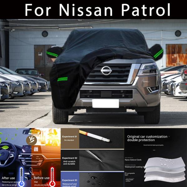 Car Covers |  For Nissan Patrol Outdoor Protection Full Car Covers Snow Cover Sunshade Waterproof Dustproof Exterior Car Accessories Car Covers Car Covers