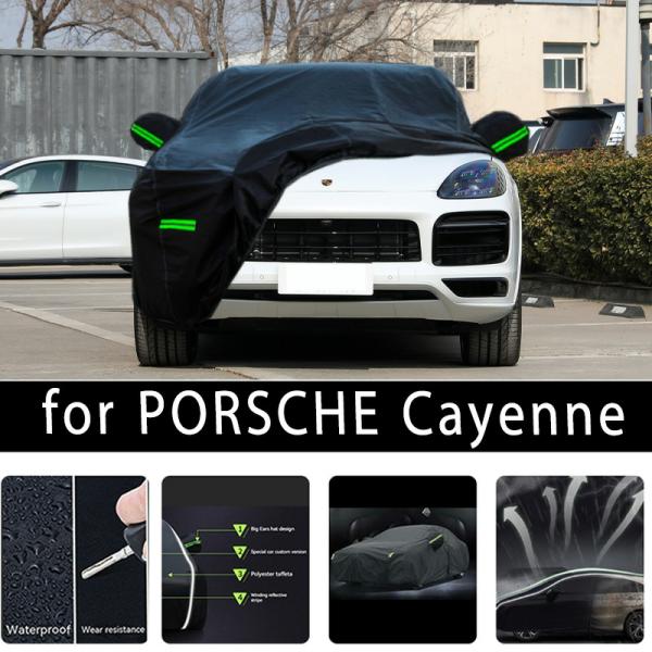 Car Covers |  For Porsche Cayenne Outdoor Protection Full Car Covers Snow Cover Sunshade Waterproof Dustproof Exterior Car Accessories Car Covers Car Covers