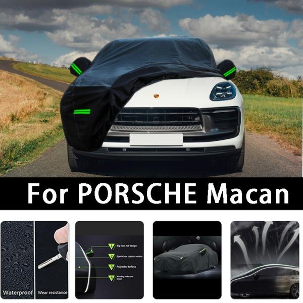 Car Covers |  For Porsche Macan 2014 2024 Outdoor Protection Full Car Covers Snow Cover Sunshade Waterproof Dustproof Exterior Car Accessories Car Covers Car Covers