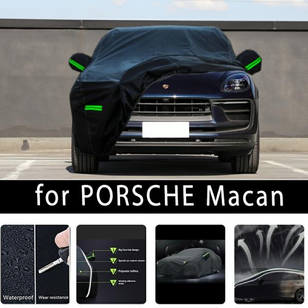 Car Covers |  For Porsche Macan Outdoor Protection Full Car Covers Snow Cover Sunshade Waterproof Dustproof Exterior Car Accessories Car Covers Car Covers