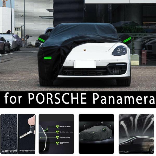 Car Covers |  For Porsche Panamera Outdoor Protection Full Car Covers Snow Cover Sunshade Waterproof Dustproof Exterior Car Accessories Car Covers Car Covers