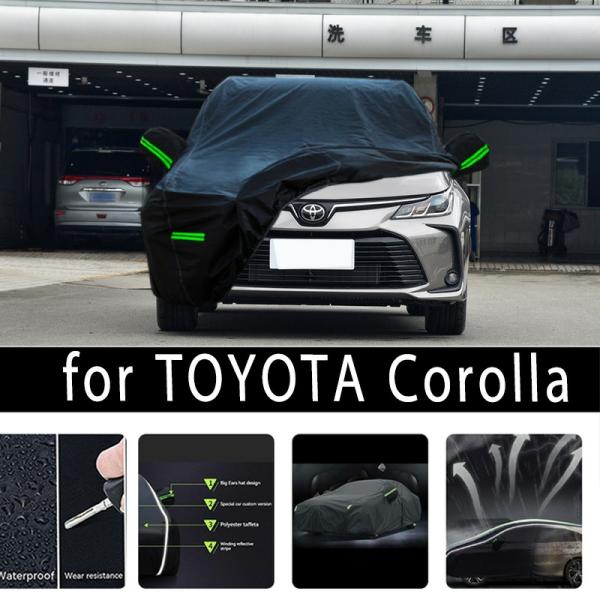 Car Covers |  For Toyota Corolla Outdoor Protection Full Car Covers Snow Cover Sunshade Waterproof Dustproof Exterior Car Accessories Car Covers Car Covers