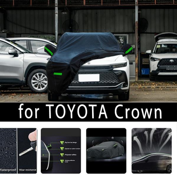 Car Covers |  For Toyota Crown Outdoor Protection Full Car Covers Snow Cover Sunshade Waterproof Dustproof Exterior Car Accessories Car Covers Car Covers