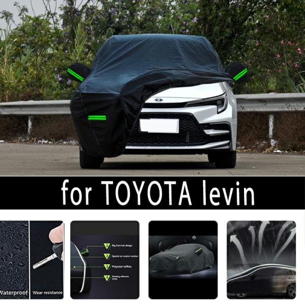 Car Covers |  For Toyota Levin Outdoor Protection Full Car Covers Snow Cover Sunshade Waterproof Dustproof Exterior Car Accessories Car Covers Car Covers