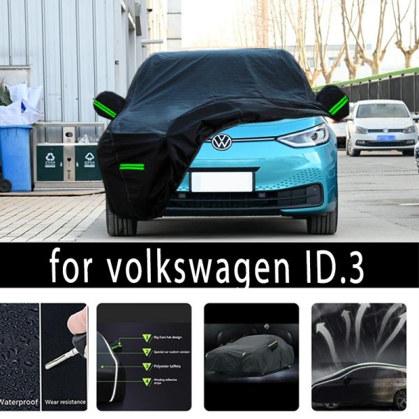 Car Covers |  For Volkswagen Id.3 Outdoor Protection Full Car Covers Snow Cover Sunshade Waterproof Dustproof Exterior Car Accessories Car Covers Car Covers